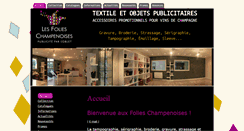 Desktop Screenshot of lesfolieschampenoises.com