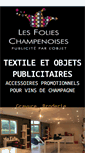 Mobile Screenshot of lesfolieschampenoises.com