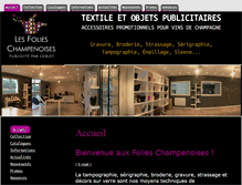 Tablet Screenshot of lesfolieschampenoises.com